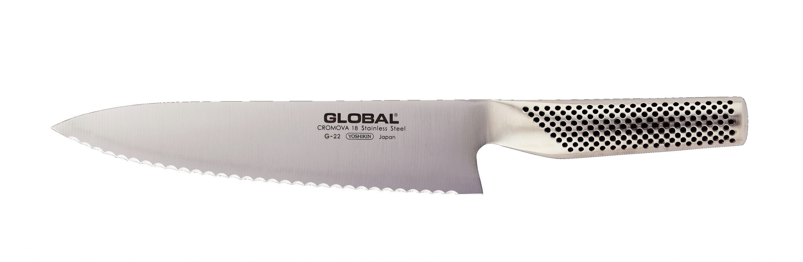 סכין שף משוננת GLOBAL G22