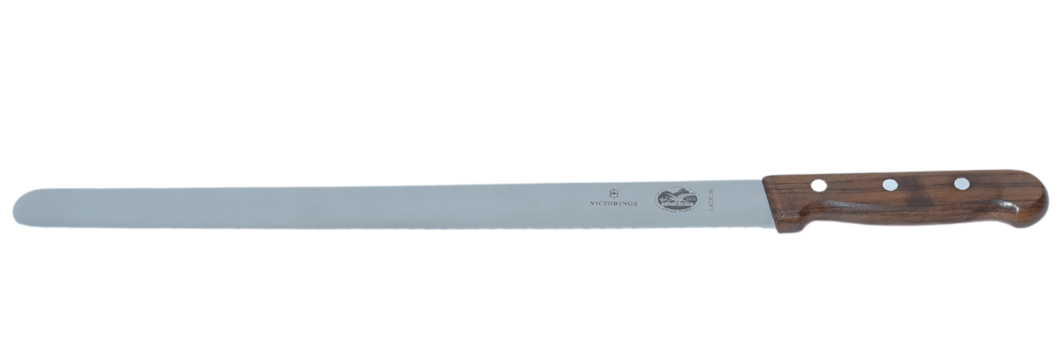 סכין פריסה משוננת ידית עץ Victorinox